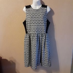 Madewell womans large dress geometric Aztec print
